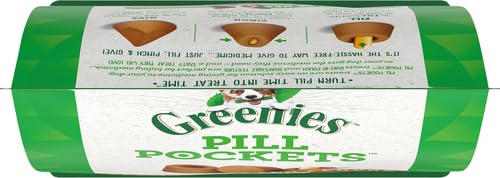 Greenies Pill Pockets for Dogs Capsule Size Natural Soft Dog 