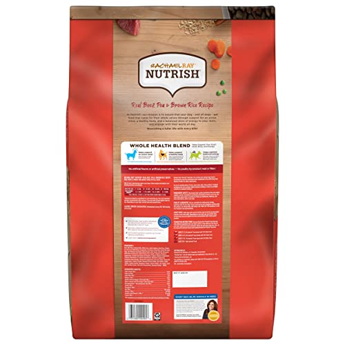 Rachael Ray Nutrish Real Beef Dog Food, 40 lb Bag