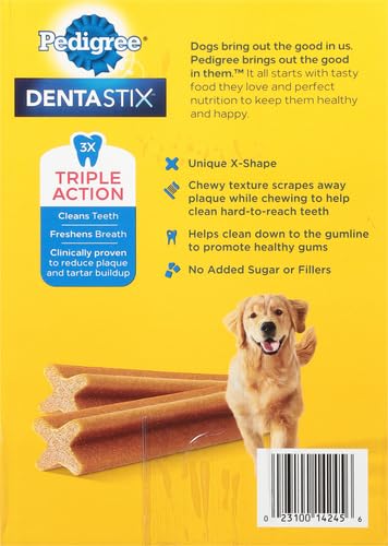 PEDIGREE DENTASTIX Large Dog Dental Care Treats Variety Pack, 51 Treats