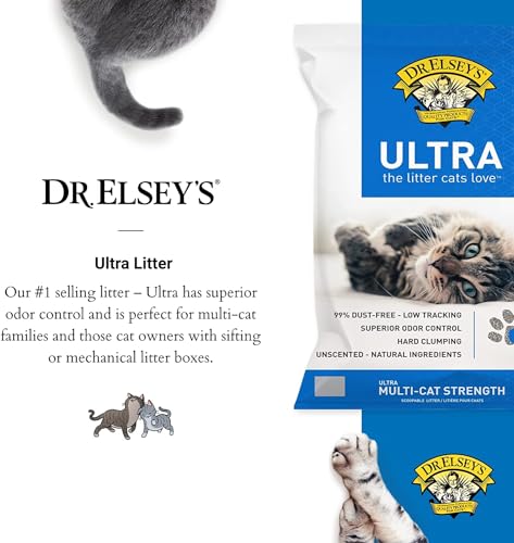 Dr. Elsey’s Premium Clumping Cat Litter - Ultra - 99.9% Dust-Free