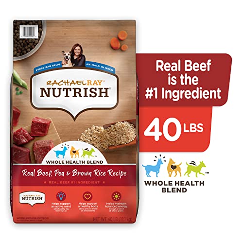 Rachael Ray Nutrish Real Beef Dog Food, 40 lb Bag