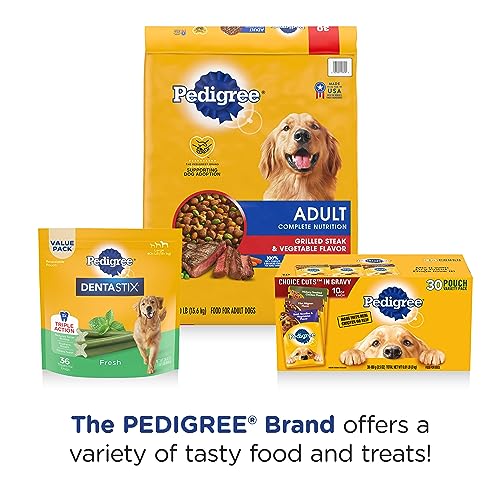 PEDIGREE DENTASTIX Large Dog Dental Care Treats Variety Pack, 51 Treats