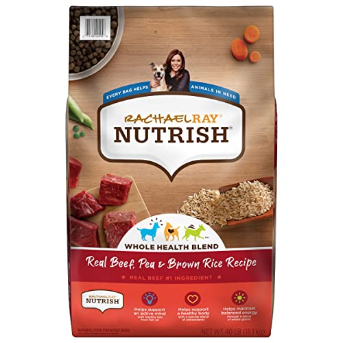 Rachael Ray Nutrish Real Beef Dog Food, 40 lb Bag