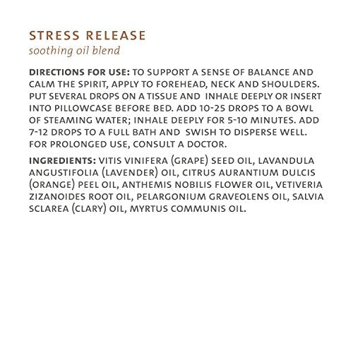 Saje Stress Release Essential Oil Blend, Calms and Soothes Worries, Roll-On Application, 100% Natural (0.34 fl oz)