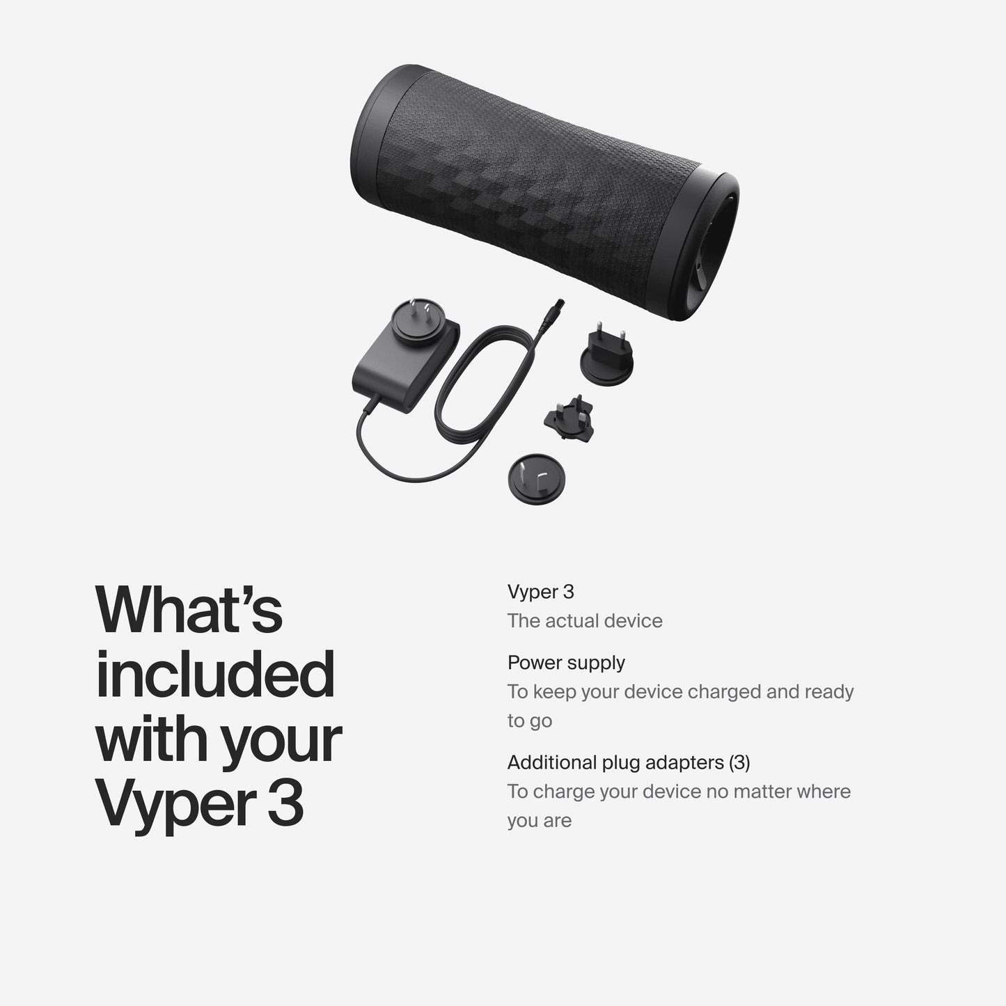 Hyperice Vyper 3 - Powerful High-Intensity Vibrating Foam Roller - Relieve Muscle Tension - Pre and Post Workout Recovery - FSA-HSA Approved