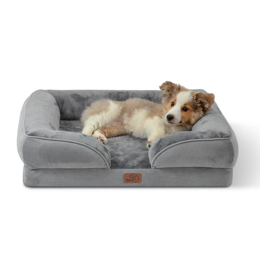 Waterproof Dog Sofa Beds Medium with Removable Washable Cover