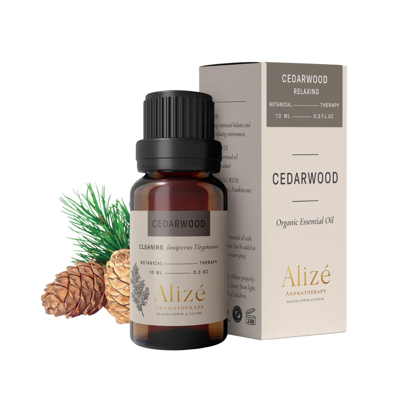 Organic Cedarwood Essential Oil - 10ml